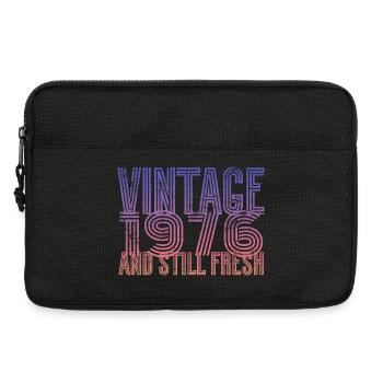 Millésime 1976 - Sacoche pour ordinateur portable 13 pouces - noir - Devant