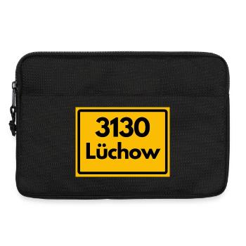 OLD POSTCODE ZIP CODE RETRO 3130 LÜCHOW WENDLAND! - Laptop bag 13" - black - Front