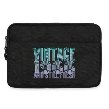 Vintage 1966 - Laptoptasche 13" - Schwarz - Vorne