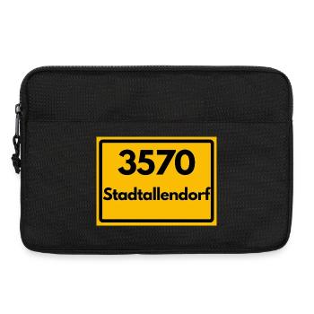 OLD POSTCODE POSTCODE RETRO 3570 STADTALLENDORF - Laptop bag 13" - black - Front