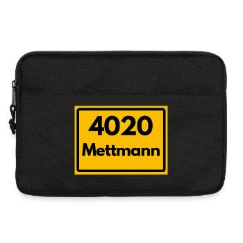 OLD POSTCODE POSTCODE RETRO 4020 METTMANN - Laptop bag 13" - black - Front