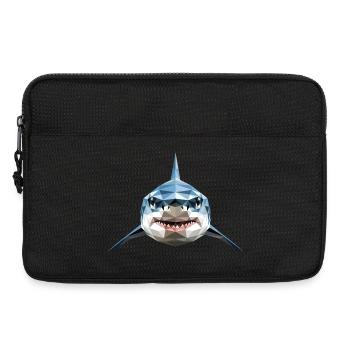 Shark Tiger Shark Diver Cute Sharks Great White Shark - Laptop bag 13" - black - Front