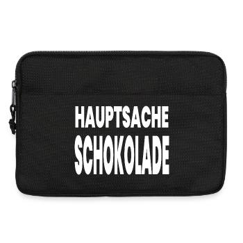 Schokolade - Laptoptasche 13" - Schwarz - Vorne