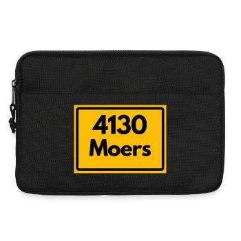 ALTE POSTLEITZAHL PLZ RETRO 4130 MOERS - Laptoptasche 13" - Schwarz - Vorne