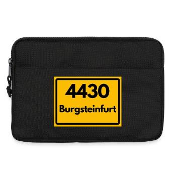 ALTE POSTLEITZAHL PLZ RETRO 4430 BURGSTEINFURT NRW - Laptoptasche 13" - Schwarz - Vorne