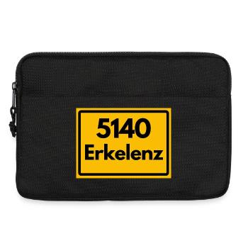 ALTE POSTLEITZAHL PLZ RETRO 5140 ERKELENZ NRW - Laptoptasche 13" - Schwarz - Vorne