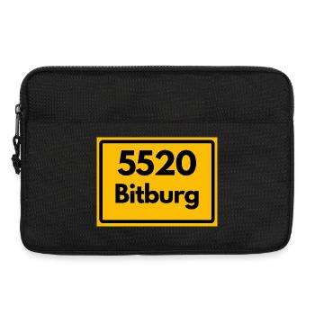 ALTE POSTLEITZAHL PLZ RETRO 5520 BITBURG - Laptoptasche 13" - Schwarz - Vorne
