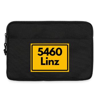 ALTE POSTLEITZAHL PLZ RETRO 5460 LINZ AM RHEIN - Laptoptasche 13" - Schwarz - Vorne