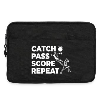 Handballspieler Motivation - Laptoptasche 13" - Schwarz - Vorne