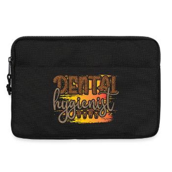 Leopard Hygienist Sunset Script - Laptoptasche 13" - Schwarz - Vorne