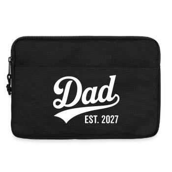 Papa 2027 Cadeau de la fête des pères Papa 2027 - Sacoche pour ordinateur portable 13 pouces - noir - Devant