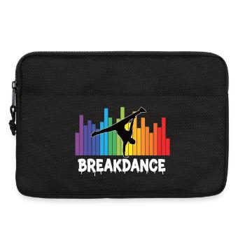 Breakdance Streetstyle Hip Hop DJ Dance - Sacoche pour ordinateur portable 13 pouces - noir - Devant