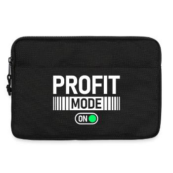 Profit Mode on Stock Market Exchange Trader - Laptop bag 13" - black - Front