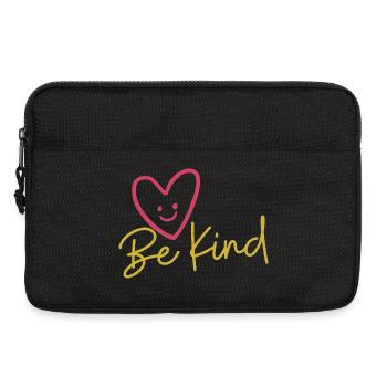 T-shirt Be Kind | T-shirt Citation Inspirante - Sacoche pour ordinateur portable 13 pouces - noir - Devant