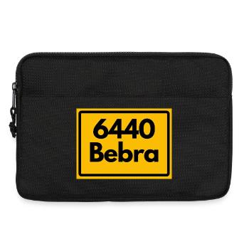 ALTE POSTLEITZAHL PLZ RETRO 6440 BEBRA HEIMATSTOLZ - Laptoptasche 13" - Schwarz - Vorne