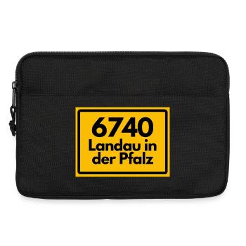 ALTE POSTLEITZAHL PLZ 6740 LANDAU IN DER PFALZ - Laptoptasche 13" - Schwarz - Vorne