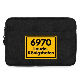 ALTE POSTLEITZAHL PLZ 6970 LAUDA KÖNIGSHOFEN - Laptoptasche 13" - Schwarz - Vorne