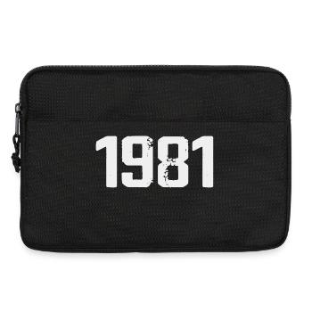 Legendär seit 1981, Jahrgang 1981, Retro 1981 - Laptoptasche 13" - Schwarz - Vorne