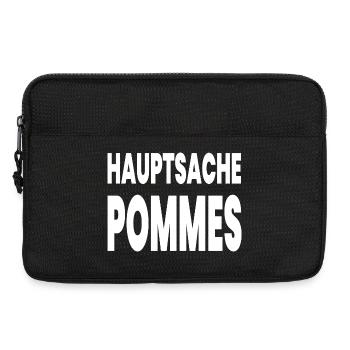 Pommes - Laptoptasche 13" - Schwarz - Vorne