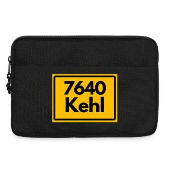ANCIEN CODE POSTAL RETRO 7640 KEHL HEIMATSTOLZ - Sacoche pour ordinateur portable 13 pouces - noir - Devant