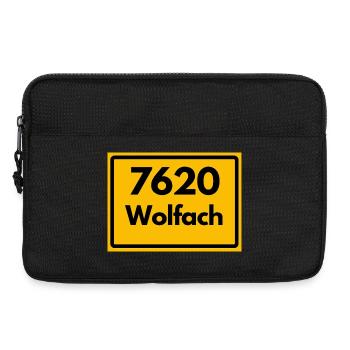 ALTE POSTLEITZAHL PLZ RETRO 7620 WOLFACH HEIMAT - Laptoptasche 13" - Schwarz - Vorne
