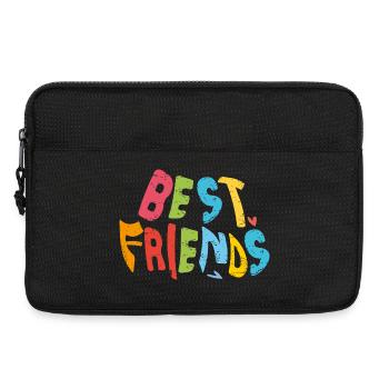 Meilleurs ami - Sacoche pour ordinateur portable 13 pouces - noir - Devant