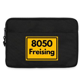 ALTE POSTLEITZAHL PLZ RETRO 8050 FREISING HEIMAT - Laptoptasche 13" - Schwarz - Vorne