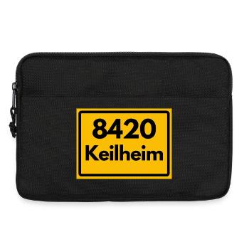 ALTE POSTLEITZAHL PLZ RETRO 8420 KELHEIM HEIMAT - Laptoptasche 13" - Schwarz - Vorne