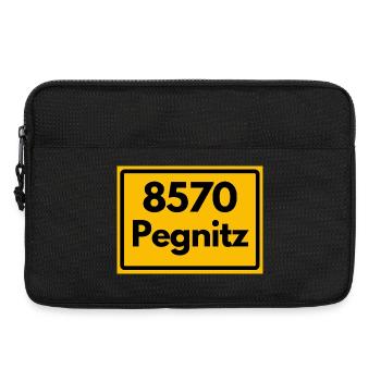 ALTE POSTLEITZAHL PLZ RETRO 8570 PEGNITZ HEIMAT - Laptoptasche 13" - Schwarz - Vorne
