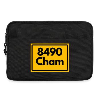 OLD POSTCODE POSTCODE RETRO 8490 CHAM HEIMATSTOLZ - Laptop bag 13" - black - Front
