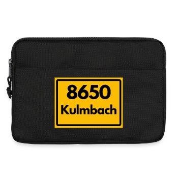 OLD POSTCODE ZIP CODE 8650 KULMBACH HEIMATSTOLZ - Laptop bag 13" - black - Front