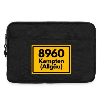 ALTE POSTLEITZAHL PLZ RETRO 8960 KEMPTEN ALLGÄU - Laptoptasche 13" - Schwarz - Vorne