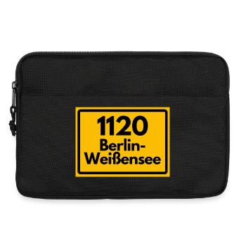 ALTE POSTLEITZAHL PLZ RETRO 1120 BERLIN WEISSENSEE - Laptoptasche 13" - Schwarz - Vorne