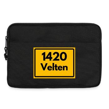 OLD POSTCODE POSTCODE RETRO 1420 VELTEN HEIMAT - Laptop bag 13" - black - Front