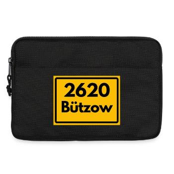 ALTE POSTLEITZAHL PLZ RETRO 2620 BÜTZOW HEIMAT - Laptoptasche 13" - Schwarz - Vorne