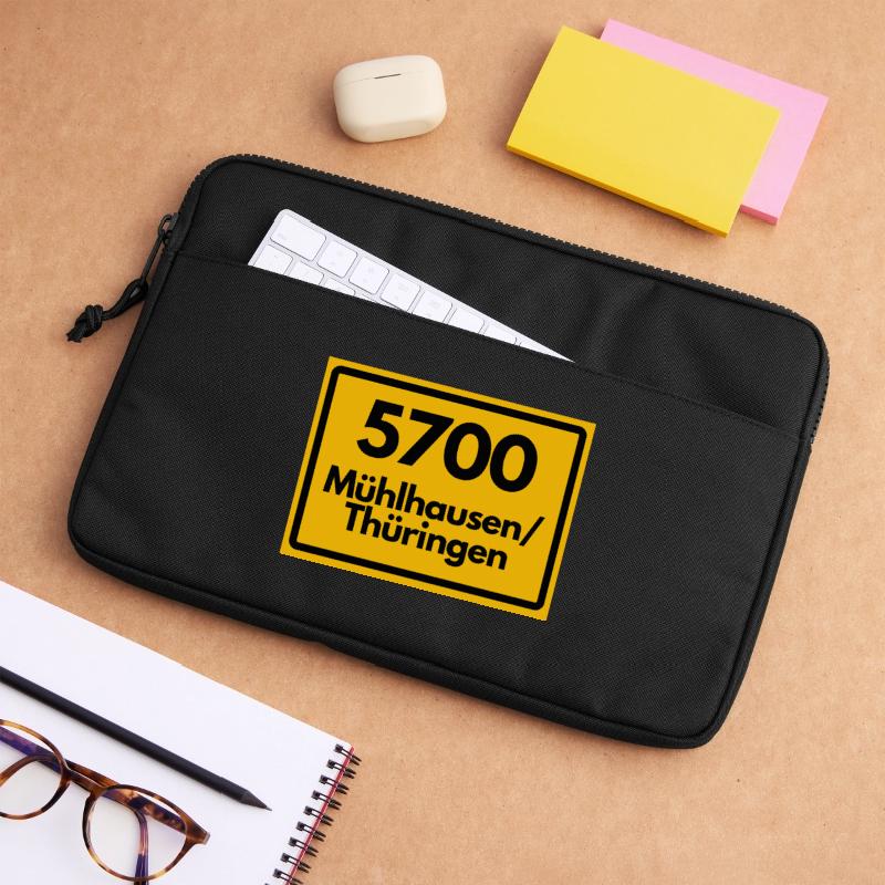 OLD POSTCODE 5700 MÜHLHAUSEN THURINGIA Laptop bag 13"