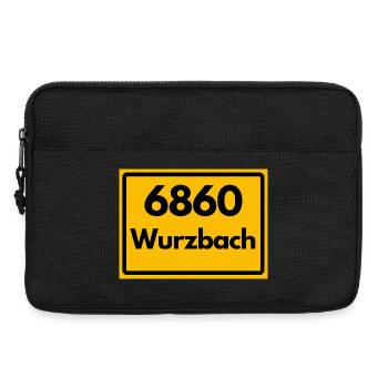 ALTE POSTLEITZAHL PLZ 6860 WURZBACH HEIMATSTOLZ - Laptoptasche 13" - Schwarz - Vorne