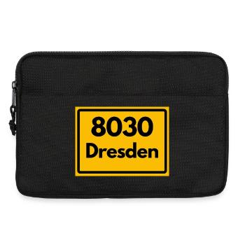 ALTE POSTLEITZAHL PLZ 8030 DRESDEN SACHSEN - Laptoptasche 13" - Schwarz - Vorne