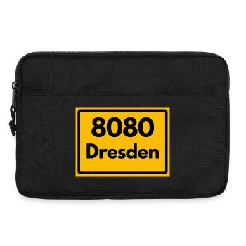 ALTE POSTLEITZAHL PLZ 8080 DRESDEN SACHSEN - Laptoptasche 13" - Schwarz - Vorne