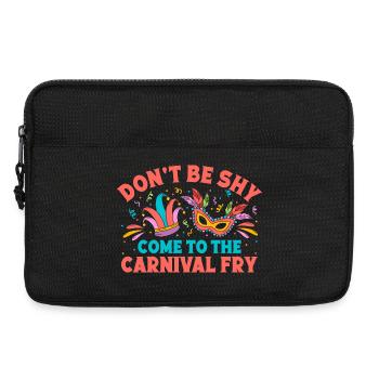 Don ́t Be Shy Come To Carnival Circus Performer - Laptop bag 13" - black - Front
