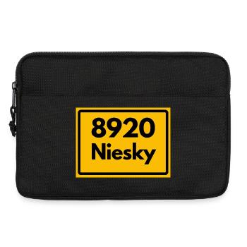8920 02906 NIESKY SACHSEN 8920  ALTE POSTLEITZAHL  - Laptoptasche 13" - Schwarz - Vorne