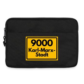 9000 09111 KARL-MARX-STADT SACHSEN  ALTE PLZ - Laptoptasche 13" - Schwarz - Vorne