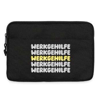 Geschenk für Werkgehilfe - Laptoptasche 13" - Schwarz - Vorne
