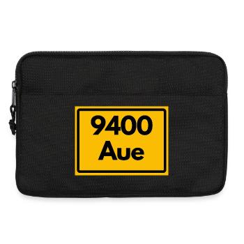 ALTE POSTLEITZAHL PLZ SACHSEN 08280 AUE ERZGEBIRGE - Laptoptasche 13" - Schwarz - Vorne