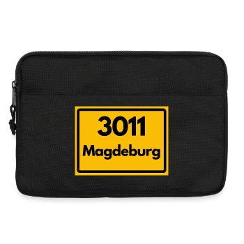 OLD POSTCODE 3011 ZIP 39104 MAGDEBURG SAXONY - Laptop bag 13" - black - Front