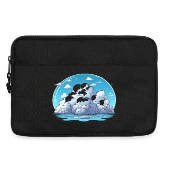 Cloud Island by the Sea - Laptop bag 13" - black - Front