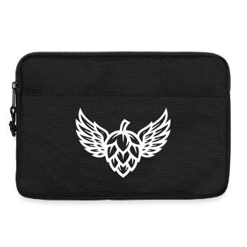 Symbole du houblon - Sacoche pour ordinateur portable 13 pouces - noir - Devant