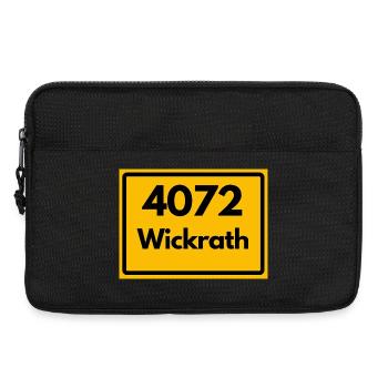 ALTE POSTLEITZAHL 4072 PLZ 41189 WICKRATH NRW - Laptoptasche 13" - Schwarz - Vorne