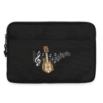 Mandolin Sheet Music Bluegrass Country Music - Laptop bag 13" - black - Front