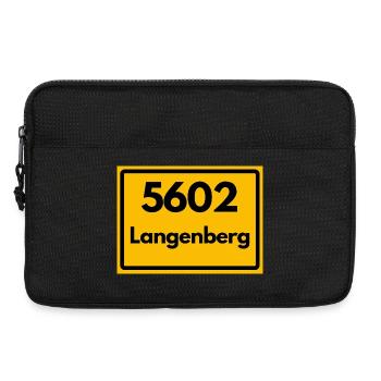 ALTE POSTLEITZAHL 5602 PLZ 33449 LANGENBERG NRW - Laptoptasche 13" - Schwarz - Vorne